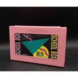 EMPIRE BEROL USA School Box Lunch Or Pink Pencil Case Holder 80’s READ